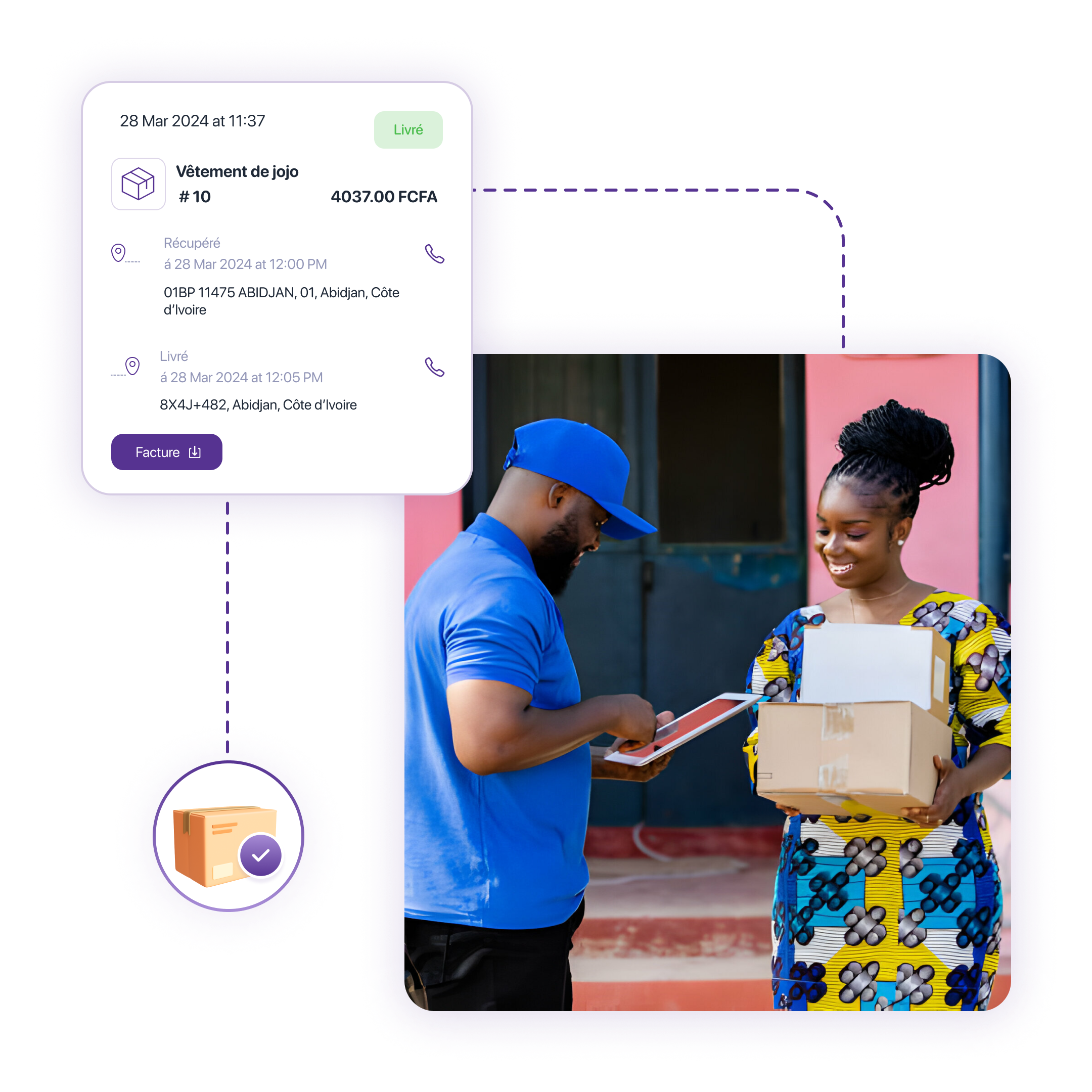 Delifast - Entreprise de livraison de colis à domicile à Abidjan